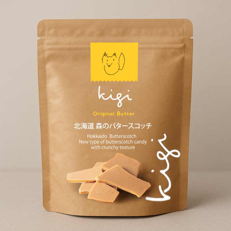 北海道バタースコッチキャンディ キツネ Original Butter (オリジナルバター)
