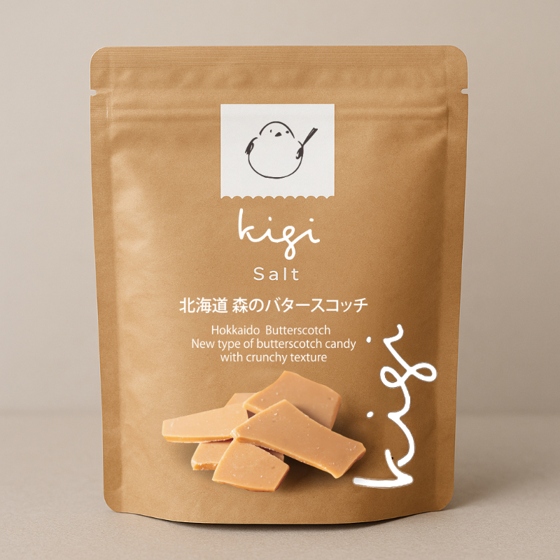 北海道バタースコッチキャンディ シマエナガ Salt (オホーツクの塩)